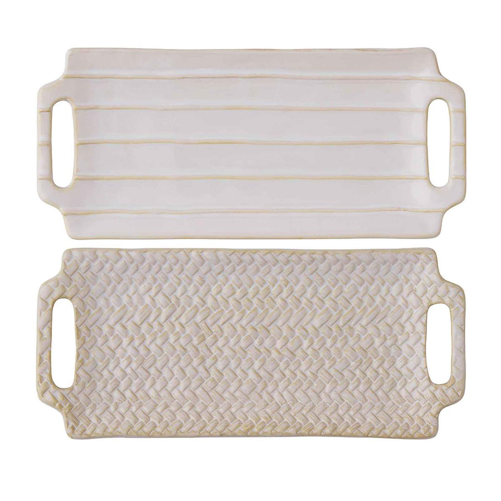 White Textured Everything Tray (2 Styles)