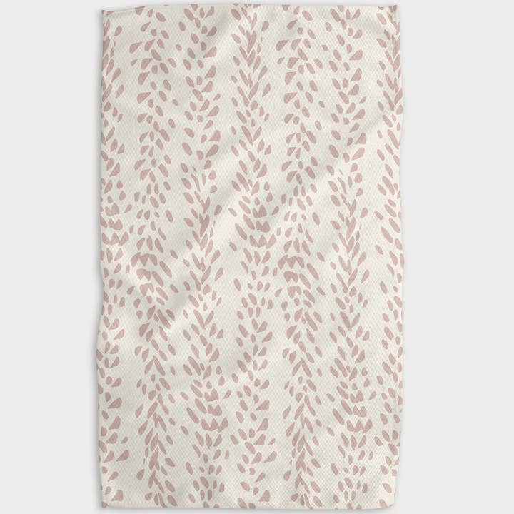 Geometry - Reeds Printed Sunset Tea Towel