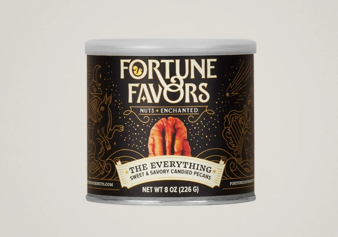 Fortune Favors / Nutkrack Everything Seasoned Candied Pecans 8oz Red