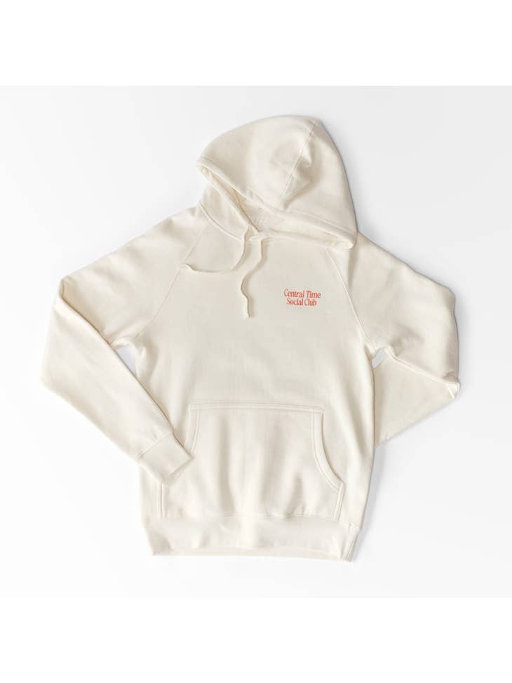 Kleidermafia Oversize Souvenir Hoodie - White And Blue Streetwear