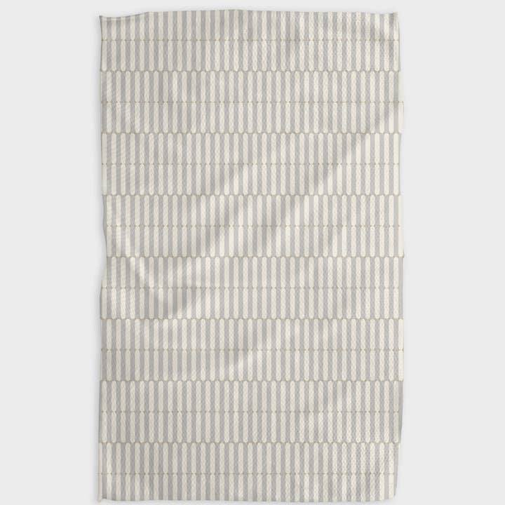 Geometry - Rideaux Neutre Tea Towel