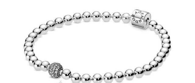 Beads & Pavé Bracelet - Pandora - 598342CZ