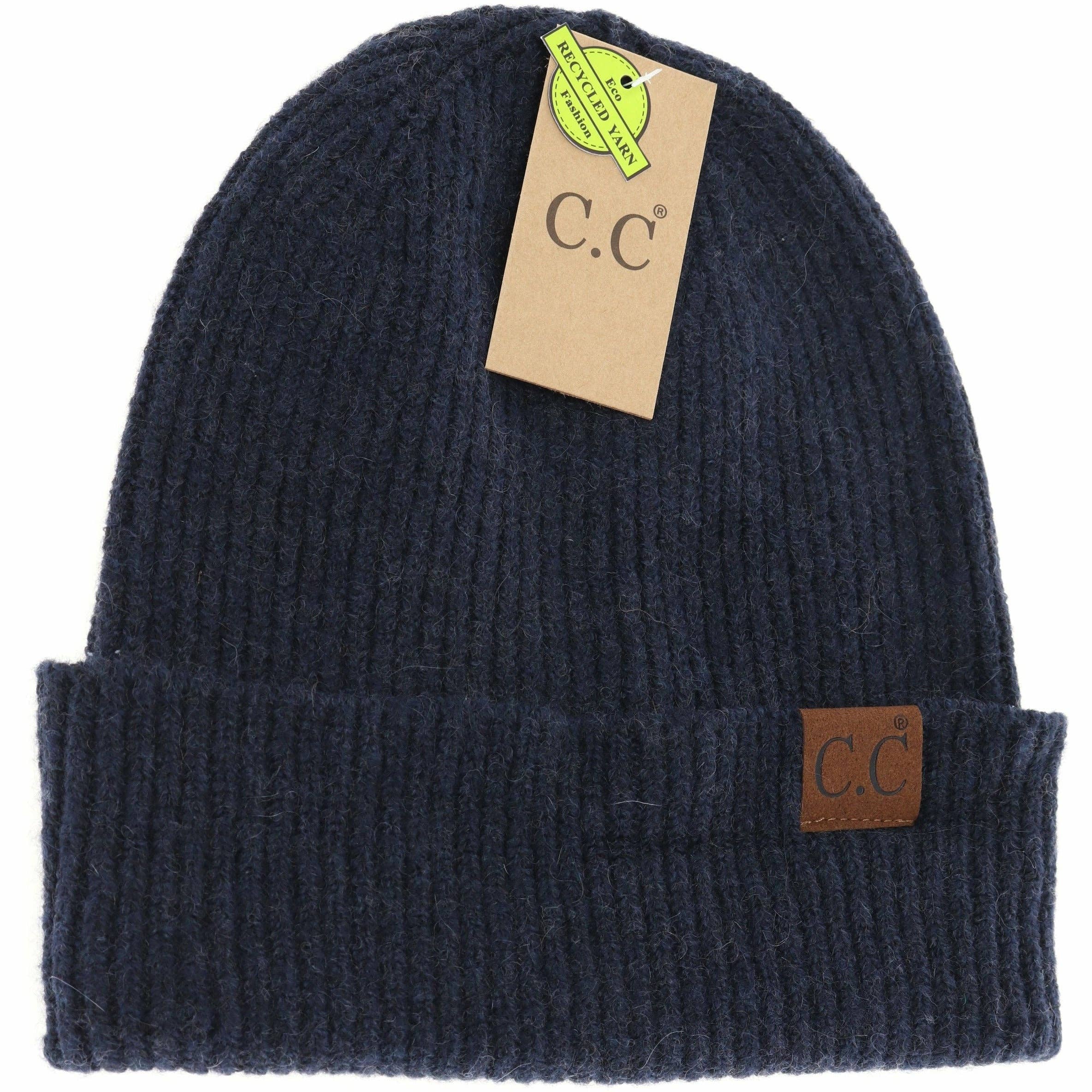 Unisex Soft Ribbed Cuff C.C Beanie HAT2075: Burnt Henna