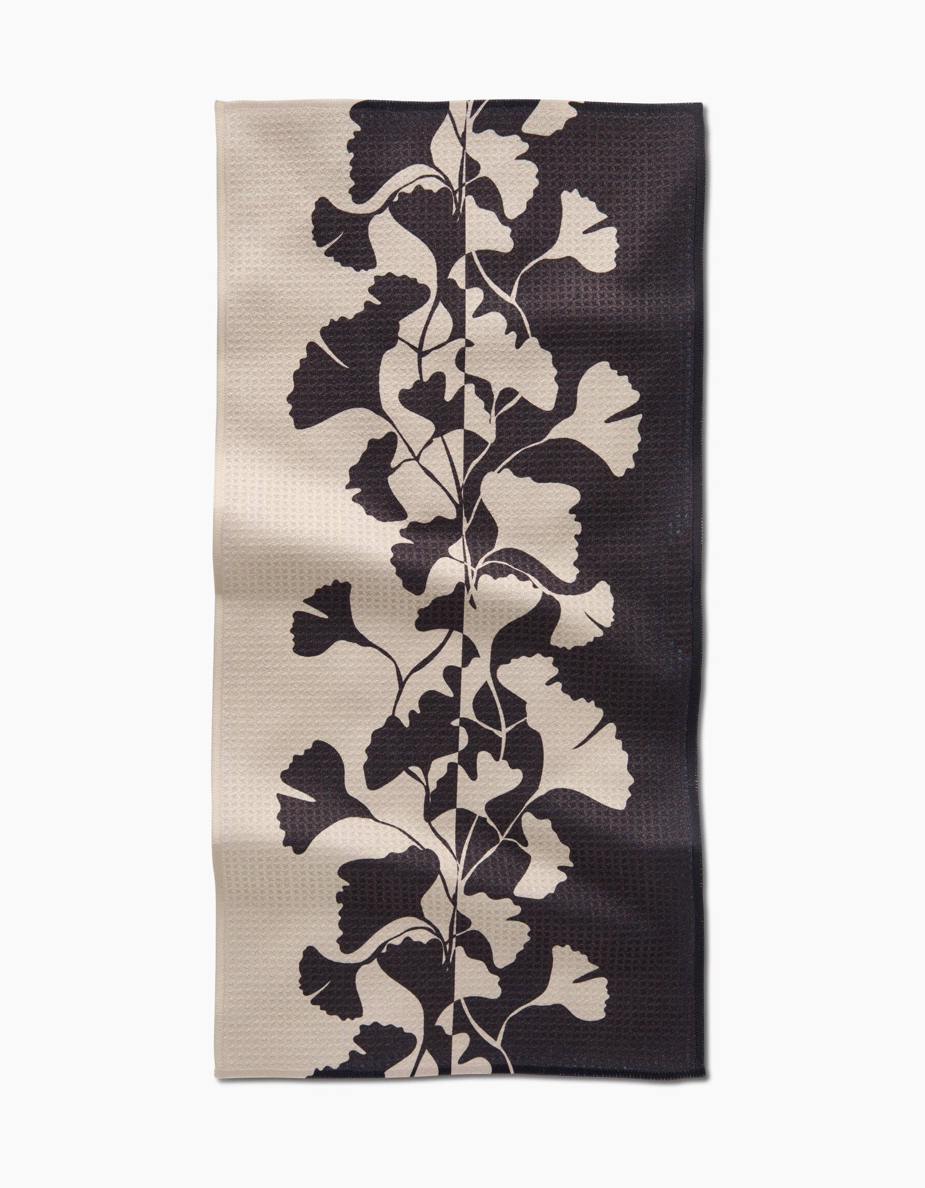Midnight Ginkgo Bar Towel