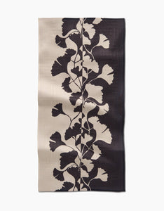 Midnight Ginkgo Bar Towel