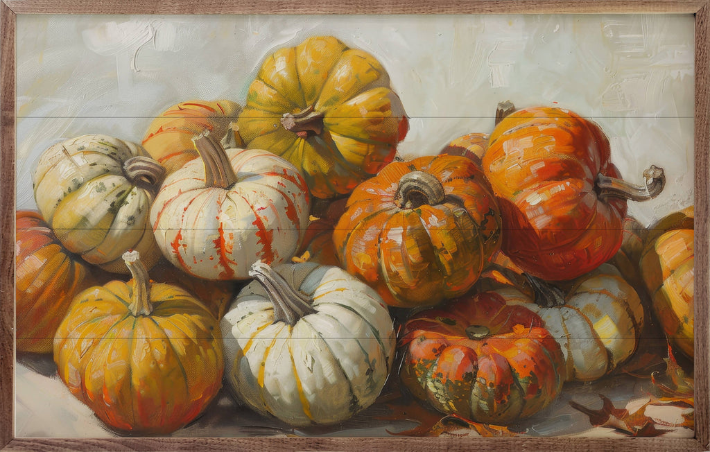 Pumpkin Mound By Petals Prints Design: 8 x 5 x 1.5