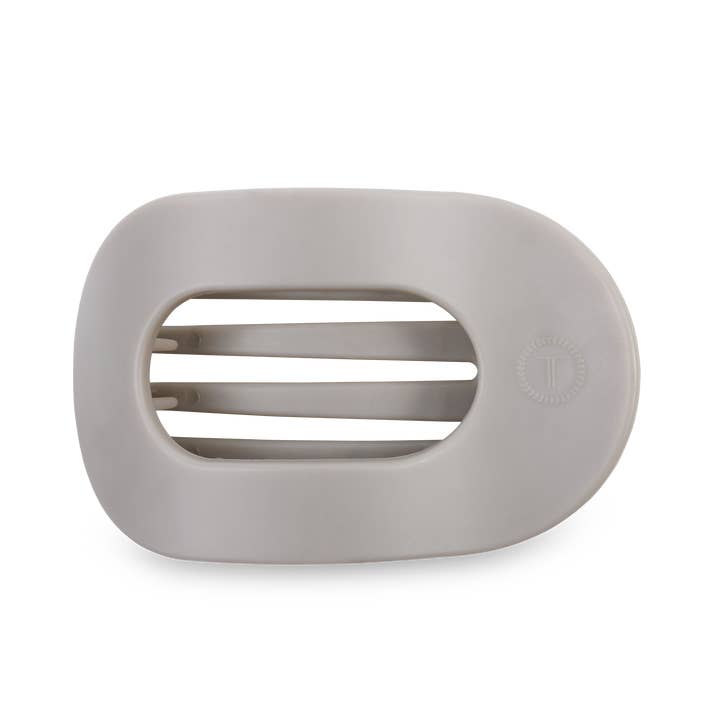 Silver Flames Flat Round Clip (3 Sizes)