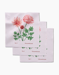 November Chrysanthemum Dishcloth Set