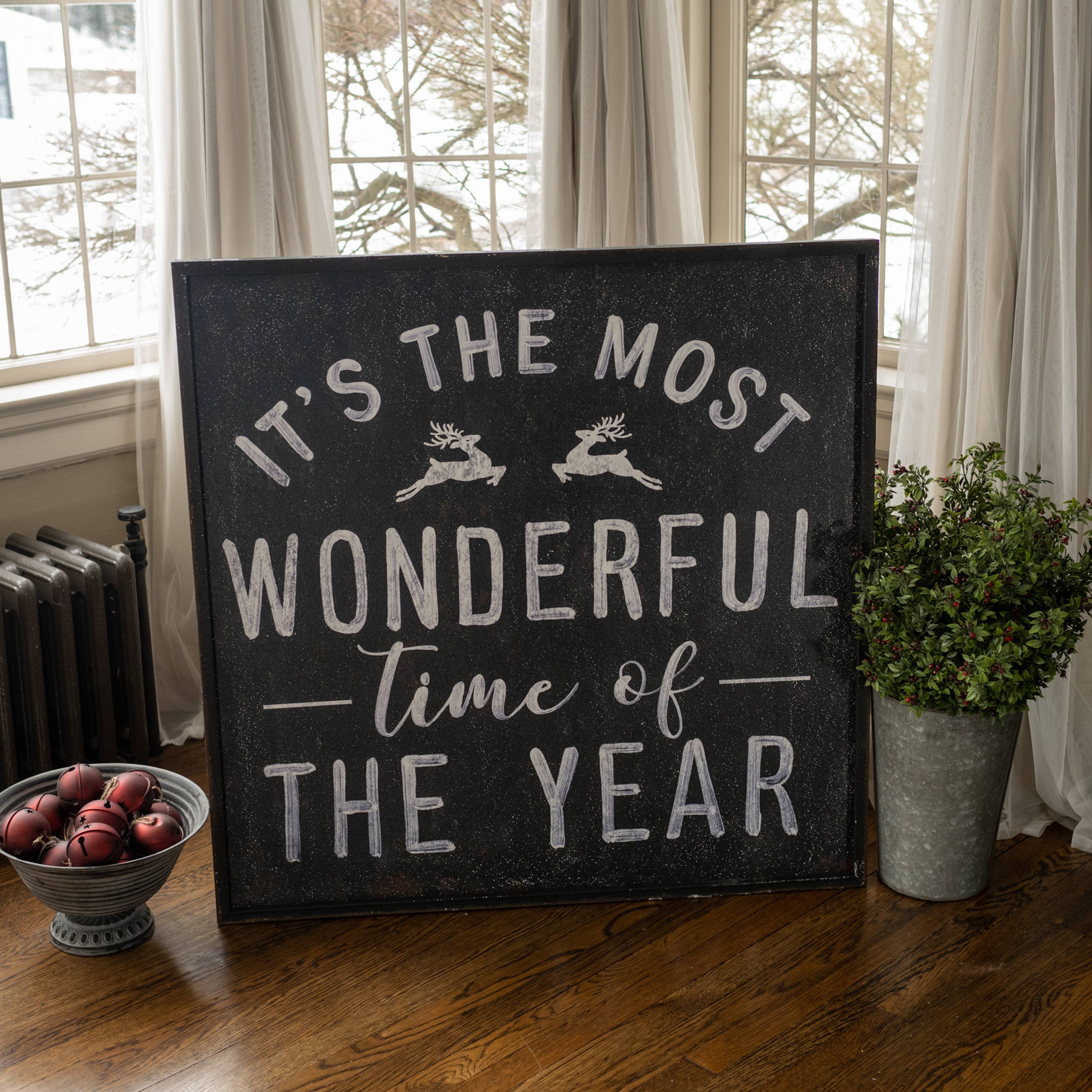BLACK & WHITE MOST WONDERFUL TIME SIGN