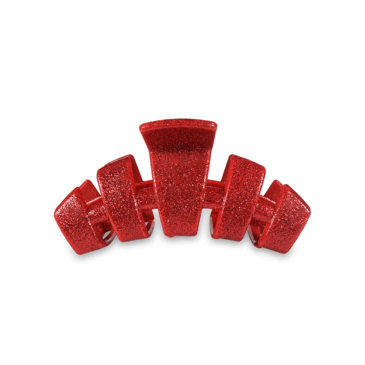 Classic Red Glitter Hair Clip (3 Sizes)