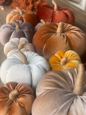 CF-3171 - XL Caramel Velvet Fall Pumpkin