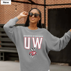 Wisconsin Badgers Pure Motion vintage corded pullover