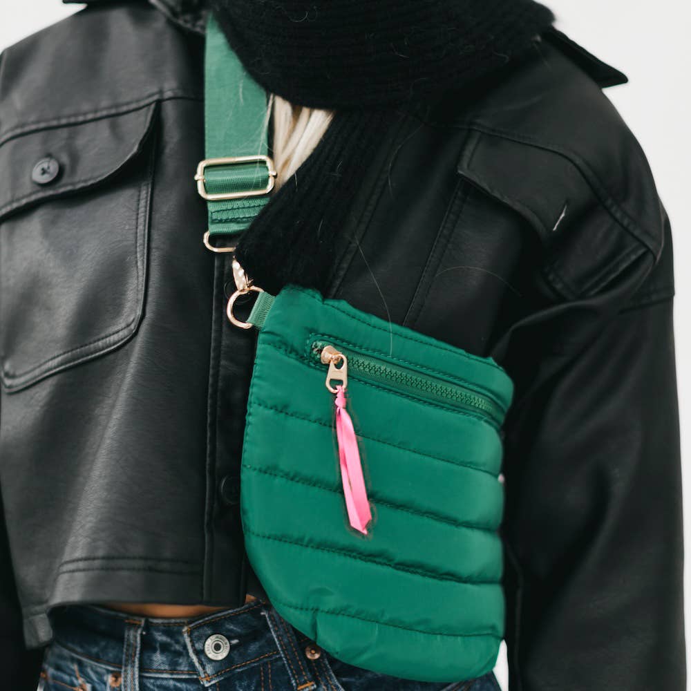 Puffer Belt Bag NEW COLOR: Leopard