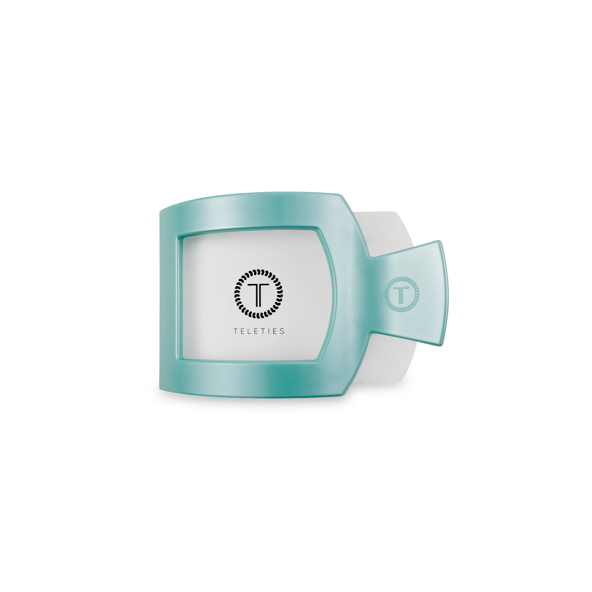 Square Flat Hair Clip | Small | Totally Turquoise