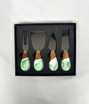 Mojito - the essence of spring: Mojito / Resin Cheese Knife Set