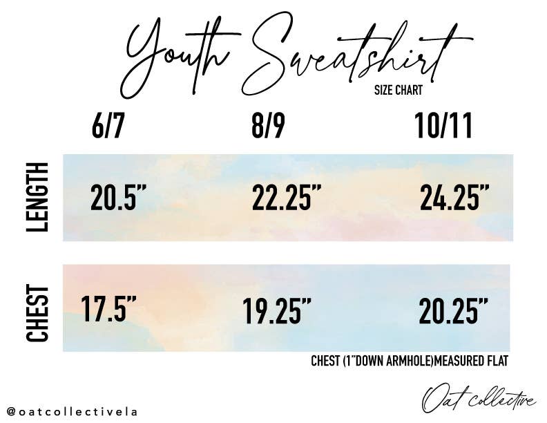 CLOVER ROW  Unisex Youth Graphic Sweatshirt  : HEATHER FOREST