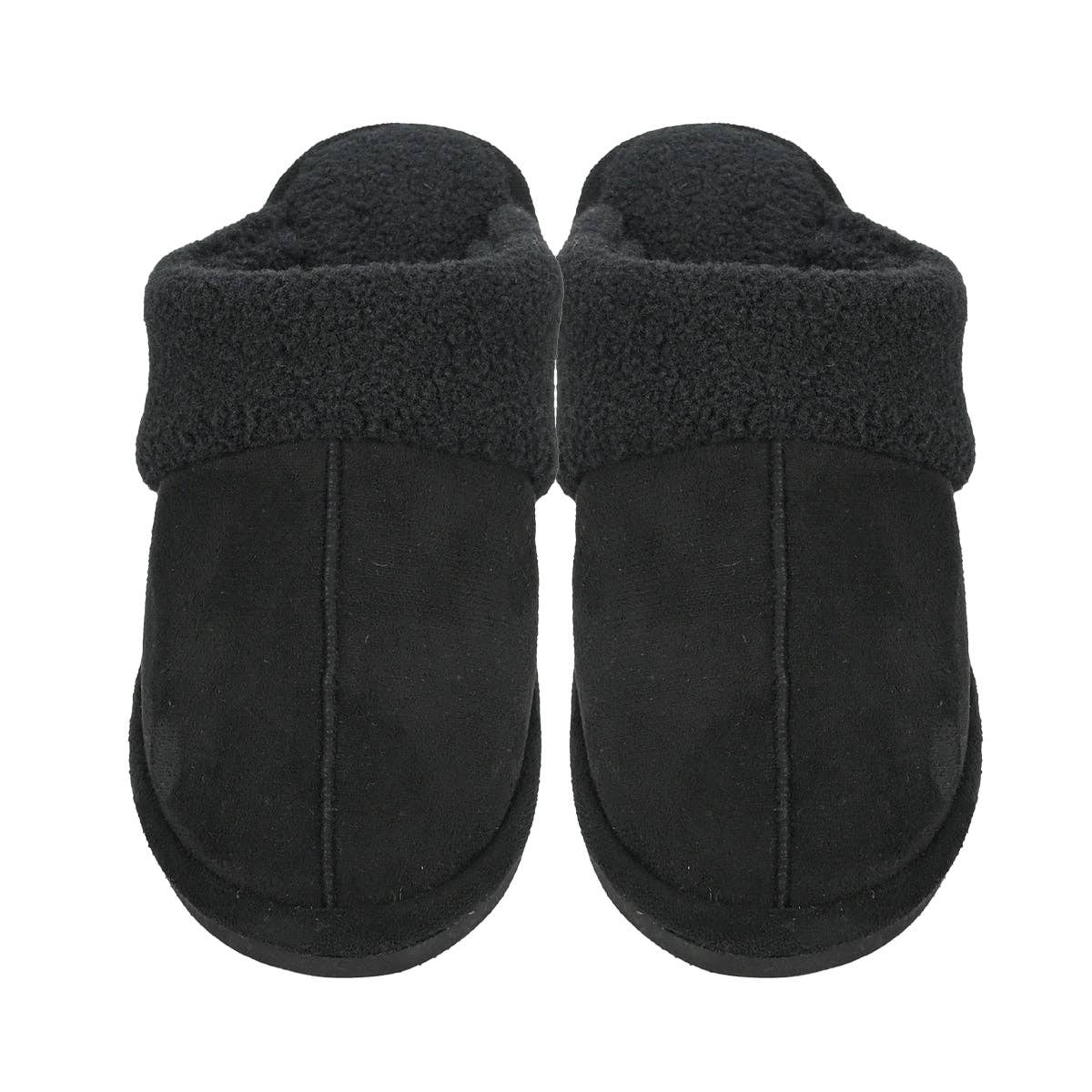 Fur Suede Sherpa C.C Slippers SPE0005: Brown / SM/MD