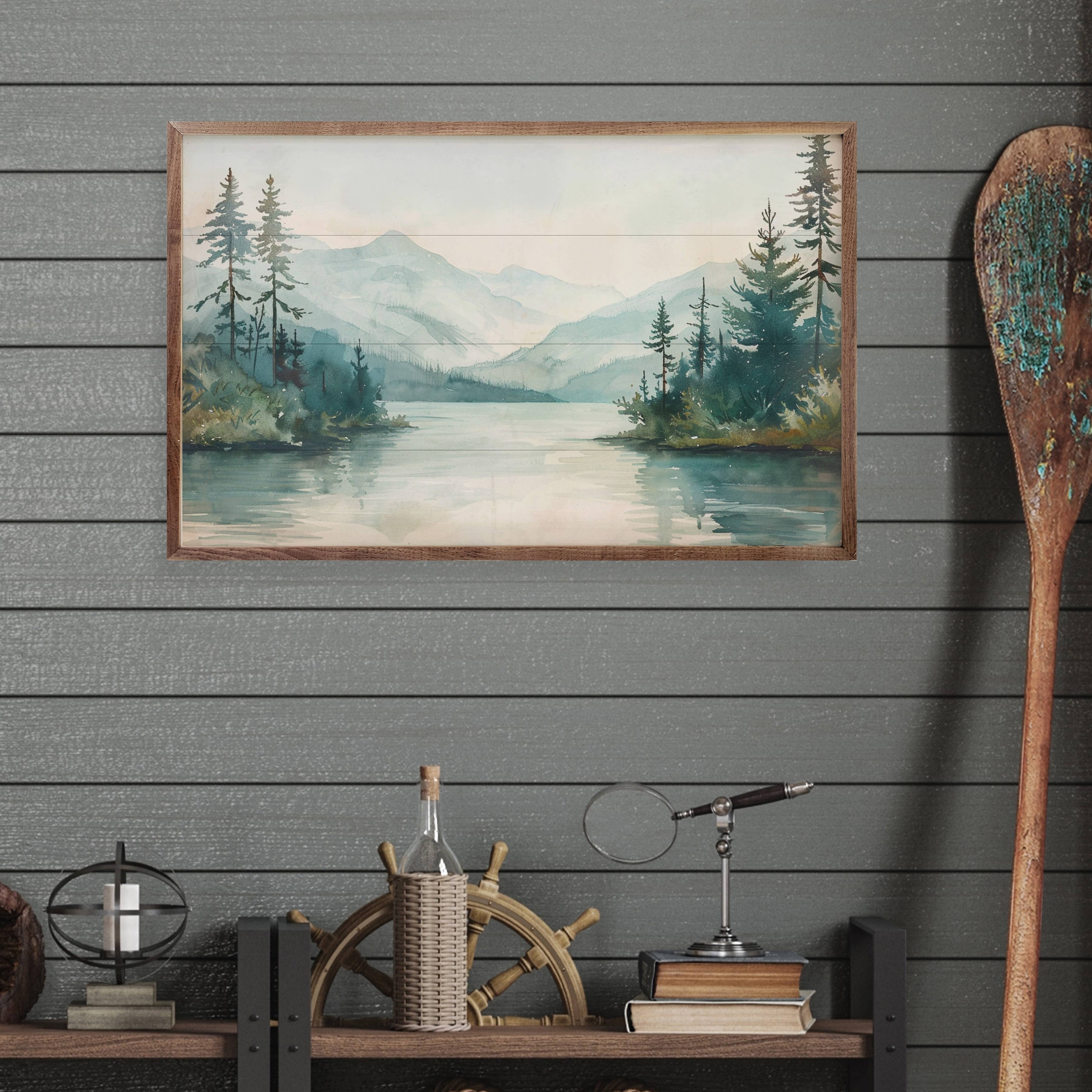 Spring Mountain: 16 x 10 x 1.5