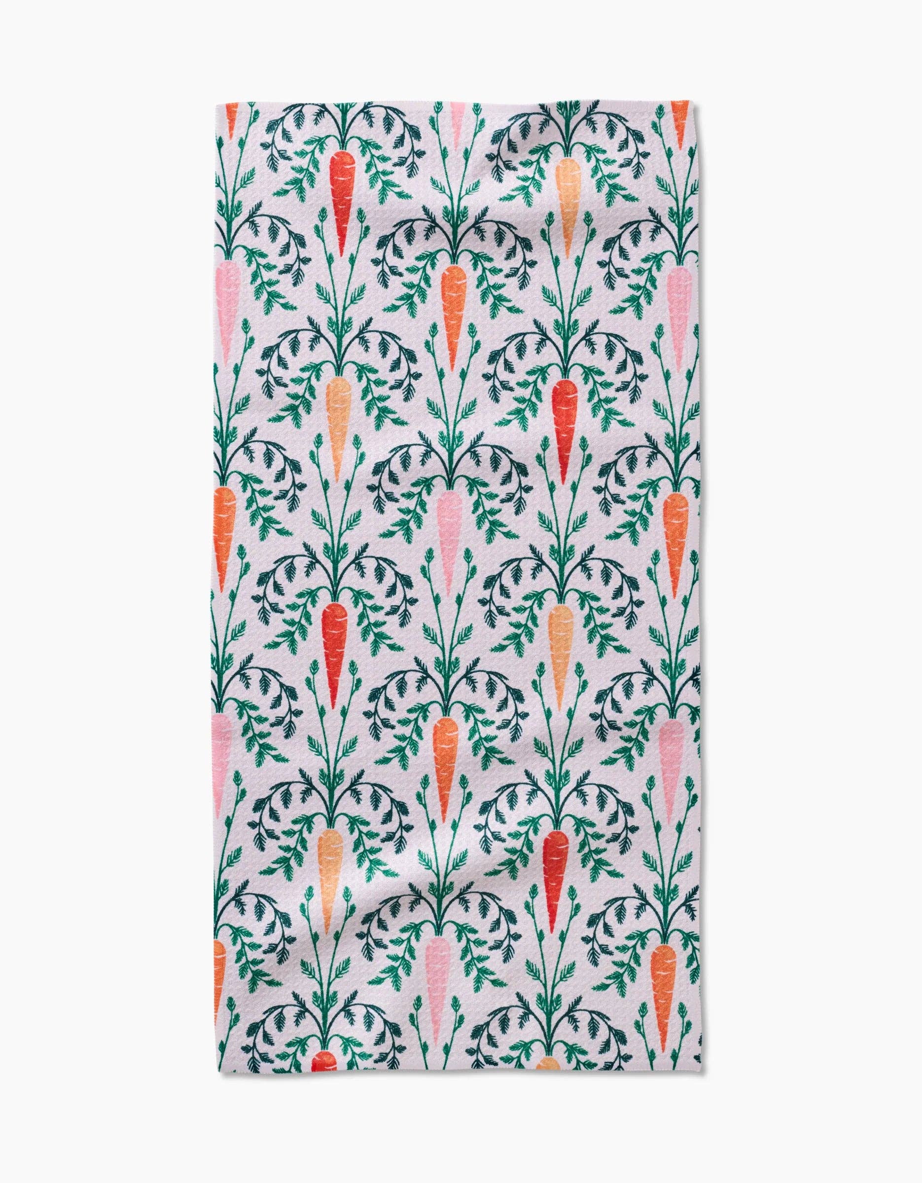 Carrot Damask Bar Towel