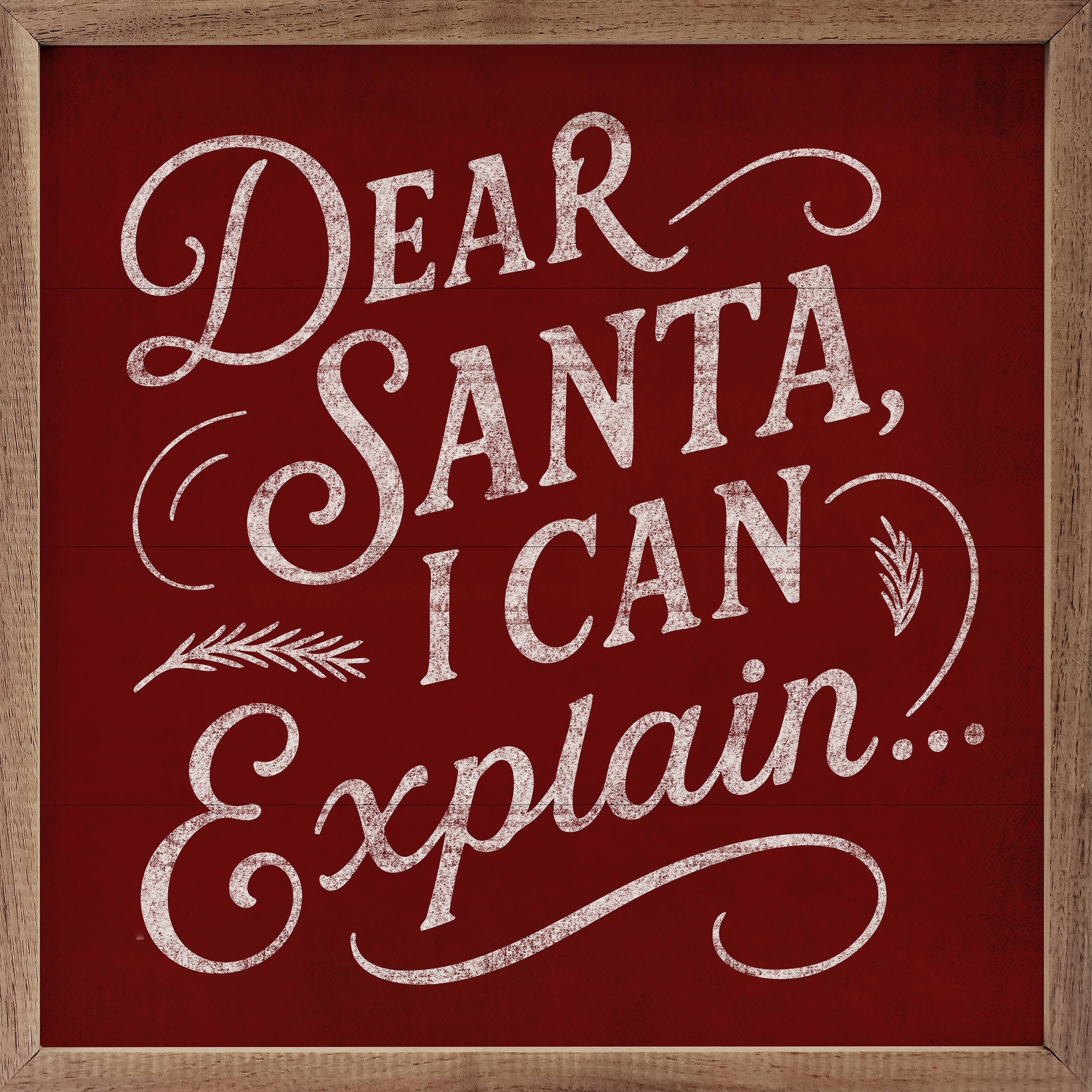 Dear Santa Red: 8x8