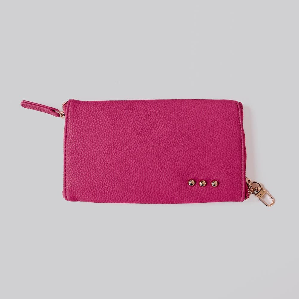 Skyla 2-in-1 Glasses Case Holder: Cream
