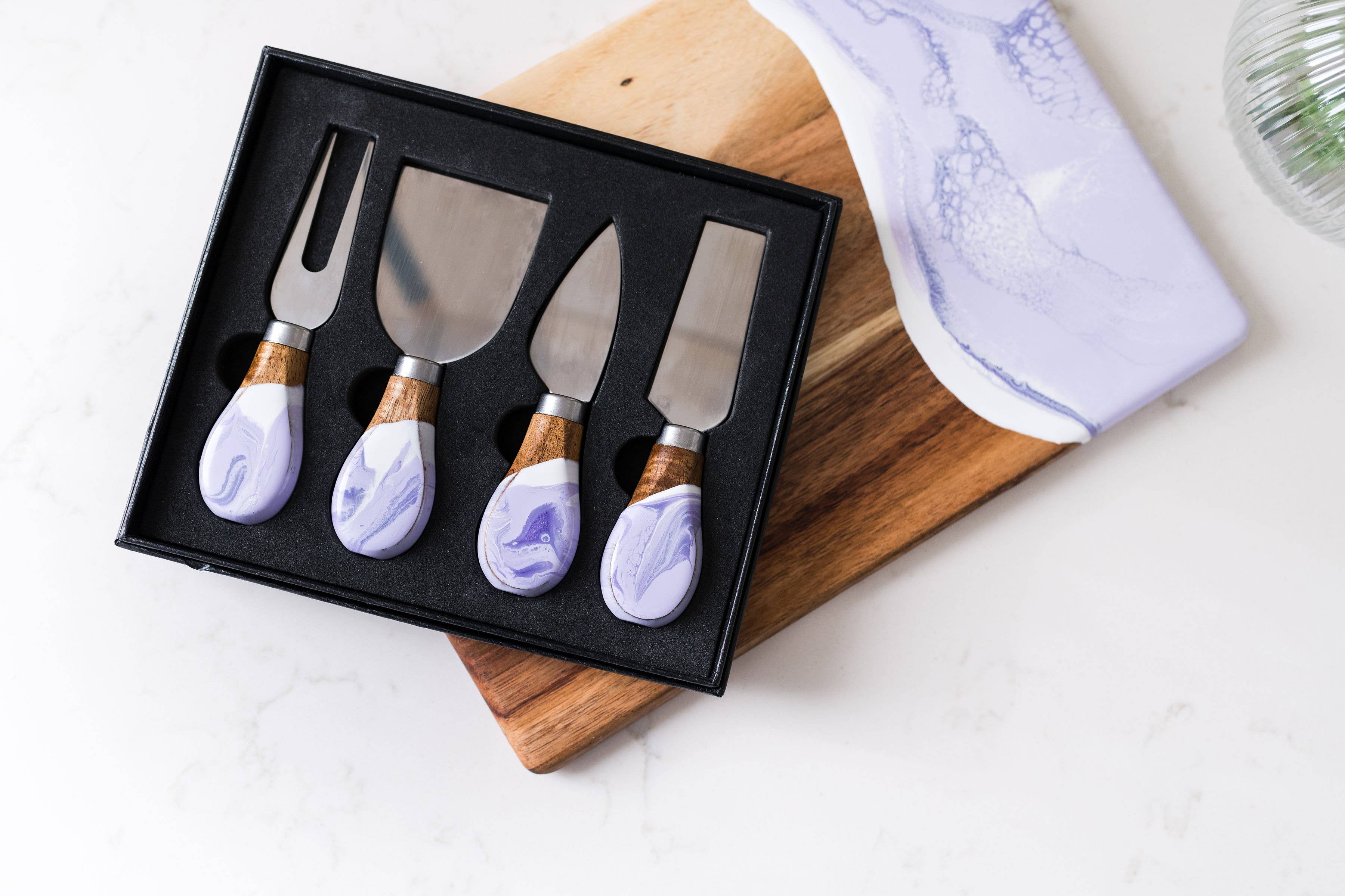 Mojito - the essence of spring: Mojito / Resin Cheese Knife Set