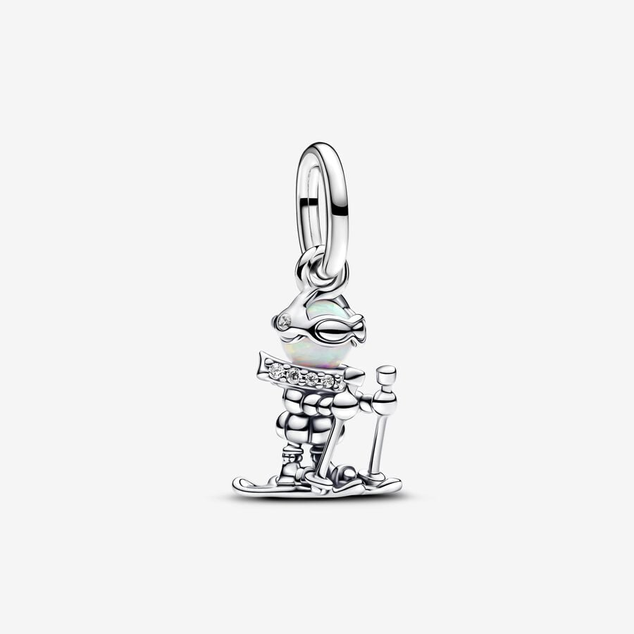 Skier dangle charm Pandora