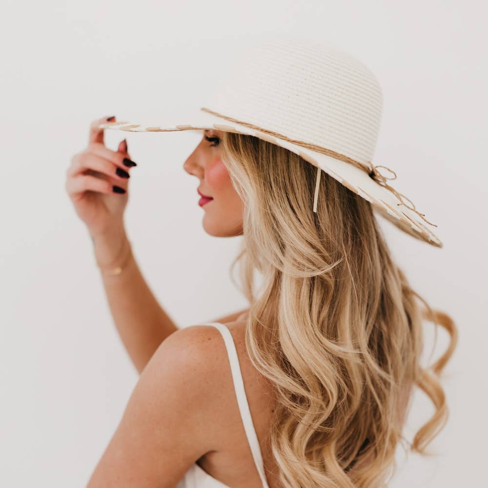 Surfs Up Straw Sun Hat