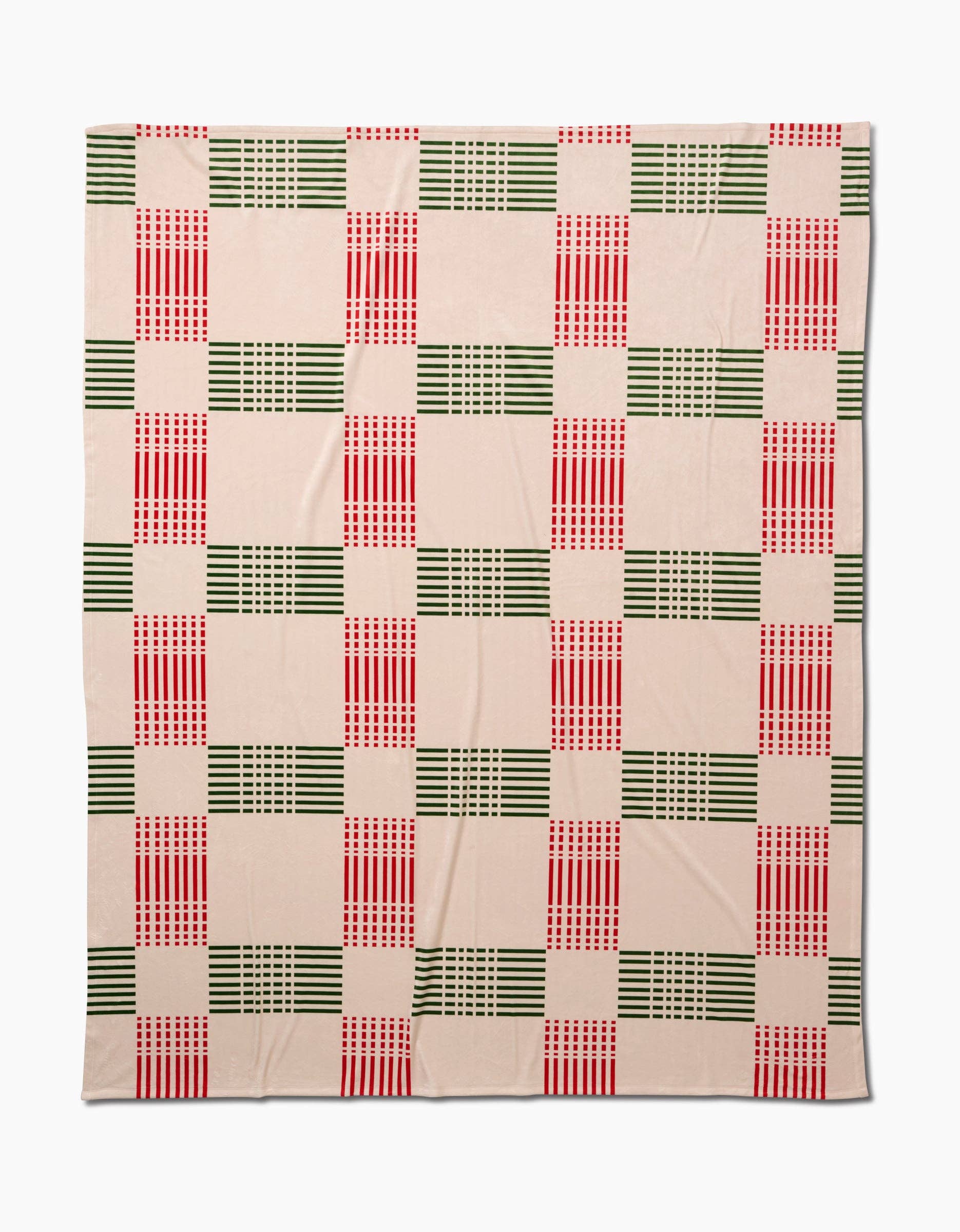 Be Merry Plaid Butter Blanket: Medium - 50" x 60"