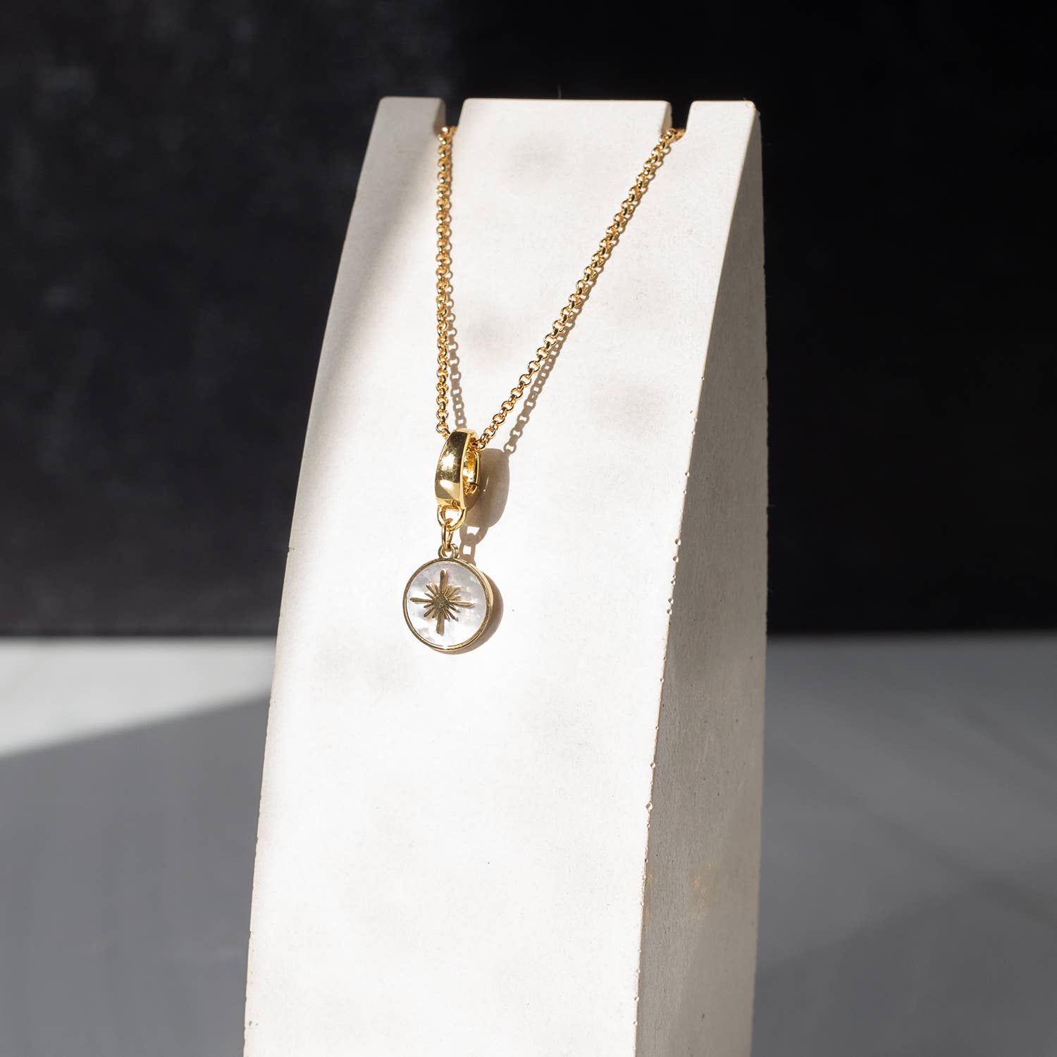 Star Charm, Mother of Pearl | Charm Bar | Charm Necklace