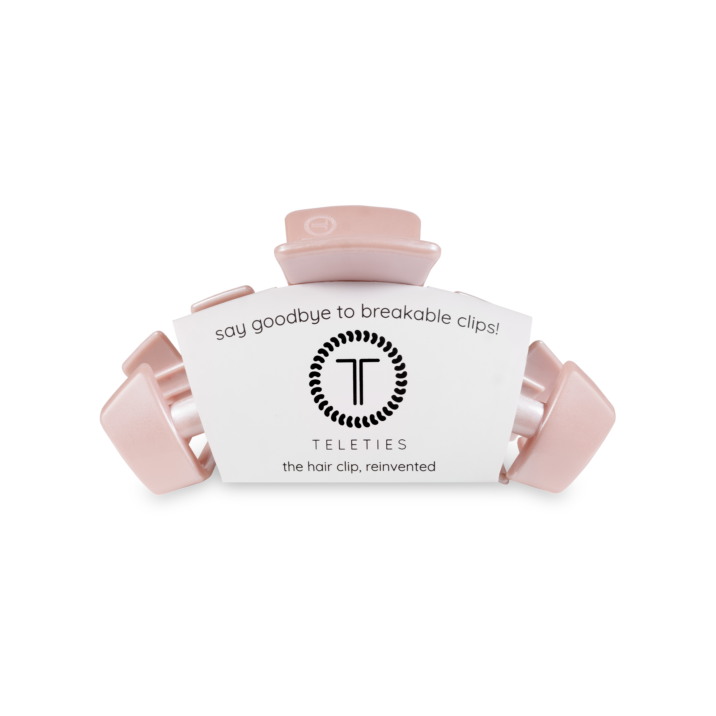 Classic Hair Clip | Small | Pearly Pink