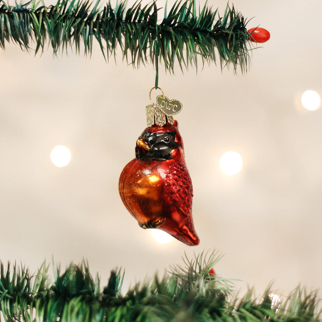 Mini Cardinal Ornament - Old World Christmas