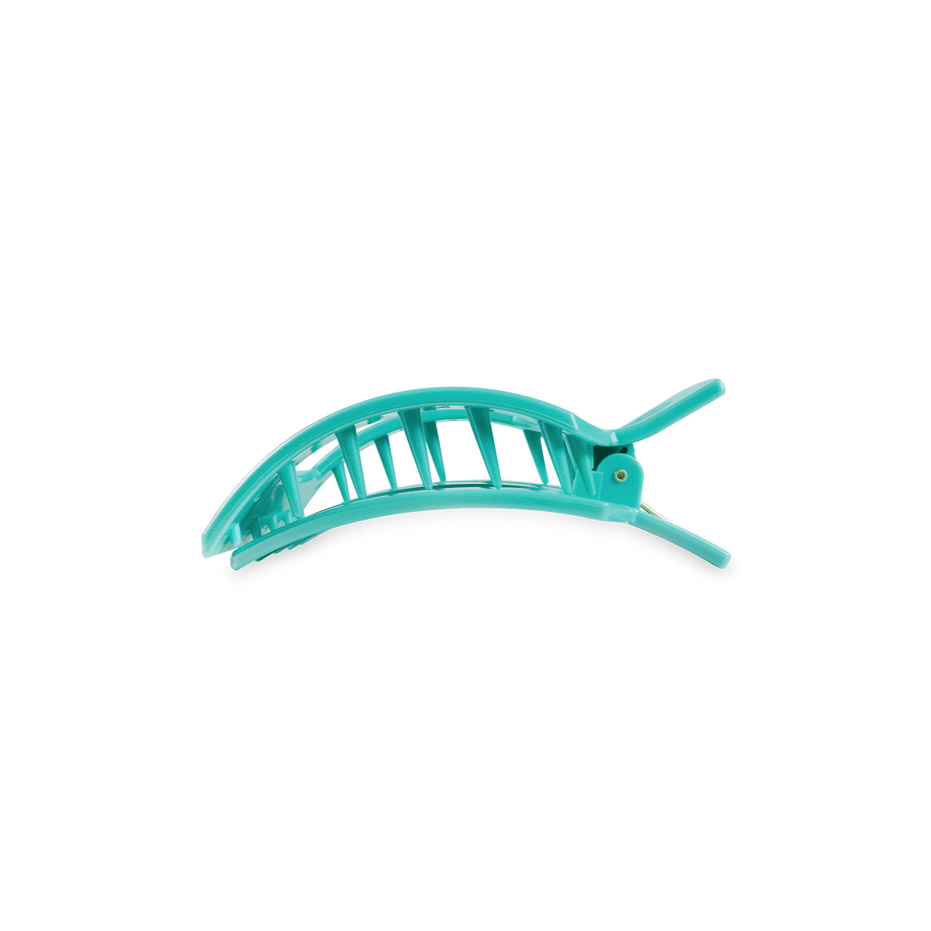 Square Flat Hair Clip | Small | Totally Turquoise