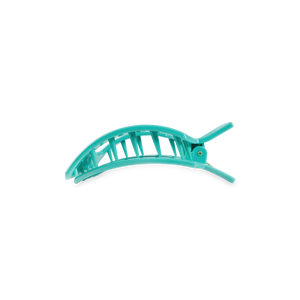Square Flat Hair Clip | Small | Totally Turquoise