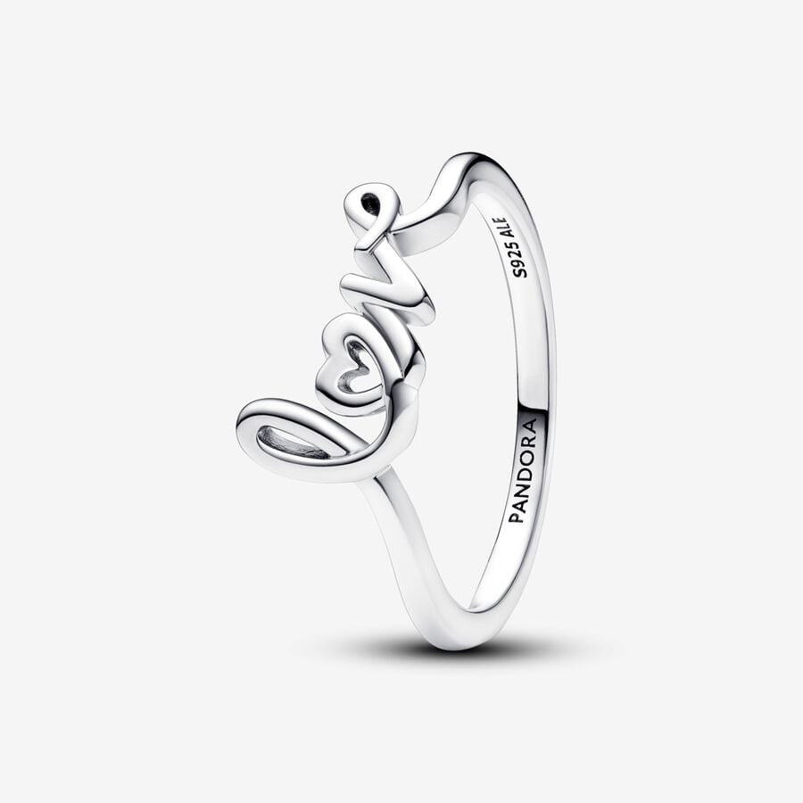 Handwritten Love Ring - Pandora - 193058C00