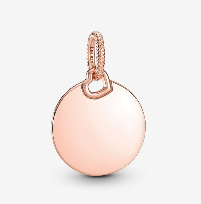 Engravable Round Tag Pendant