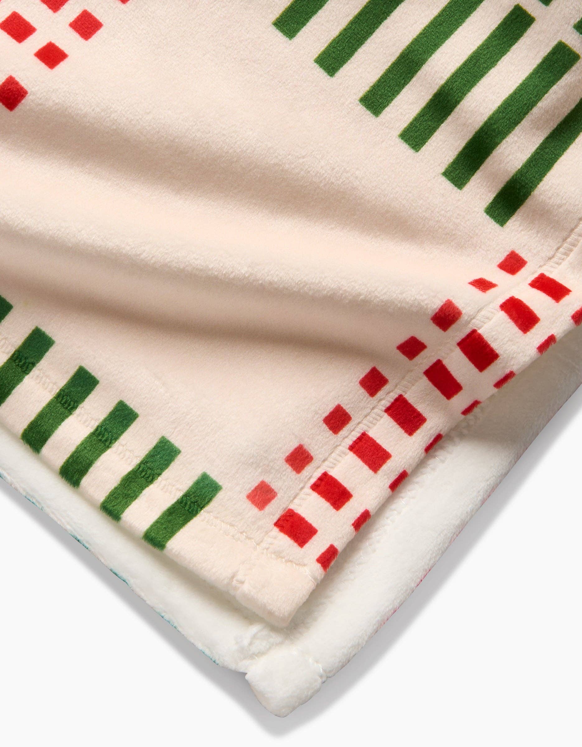 Be Merry Plaid Butter Blanket: Medium - 50" x 60"