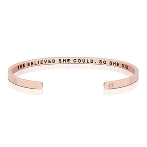 She Believed She Could: Silver / Whisper