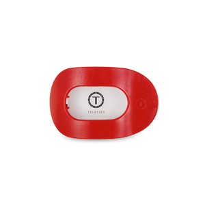 Round Flat Hair Clip | Small | Rudolph Red