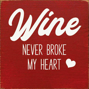 Wine Never Broke My Heart: Walnut Stain