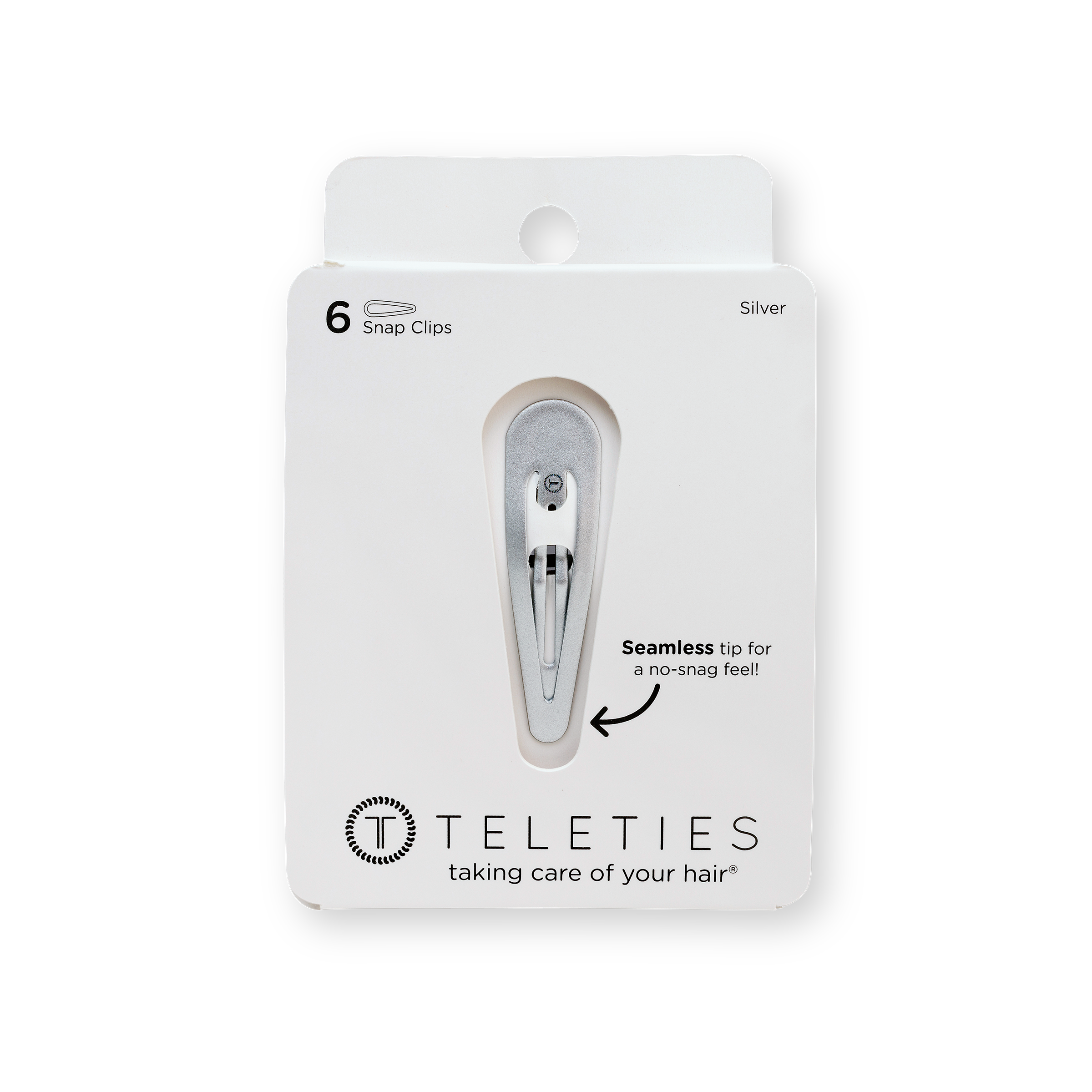 Snap Clip | Silver | 6 Count