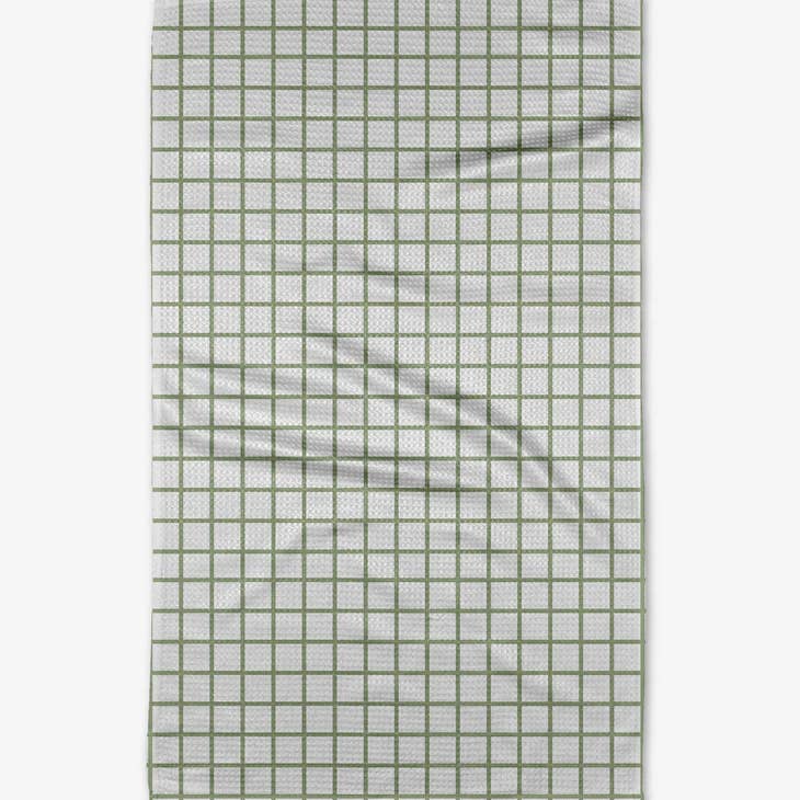 Geometry - Sweet Mint Tea Towel