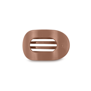 Round Flat Hair Clip | Small | Mocha Mousse