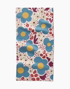 Modern Spring Floral Bar Towel