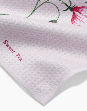 April Sweet Pea Dishcloth Set
