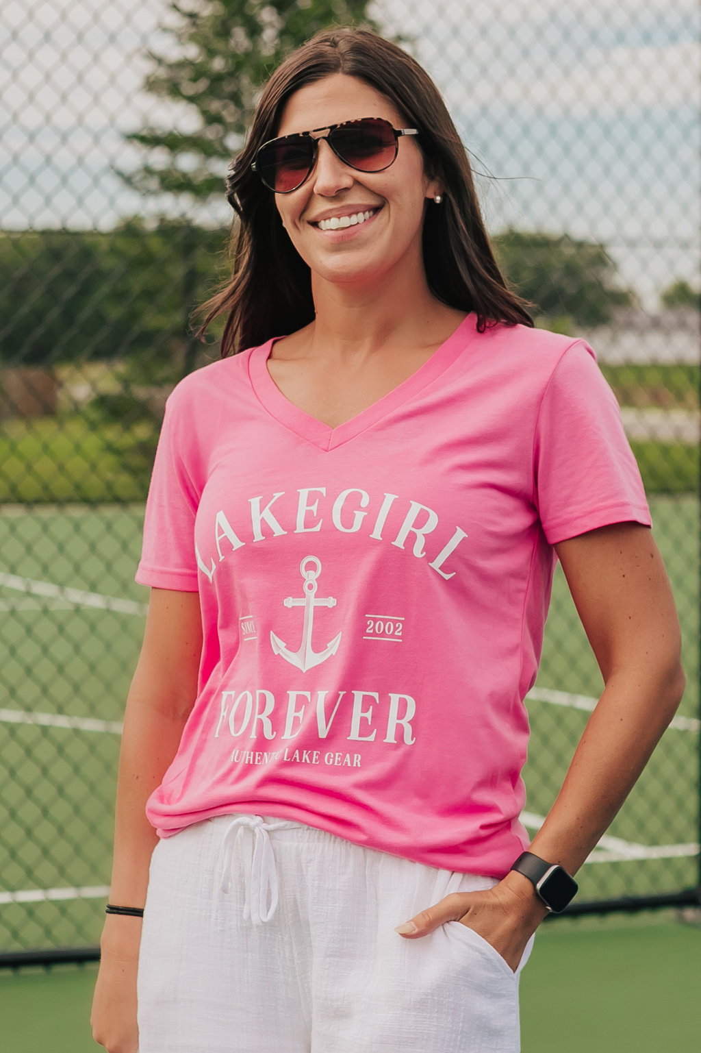 Simply Lakegirl V-Neck Tee