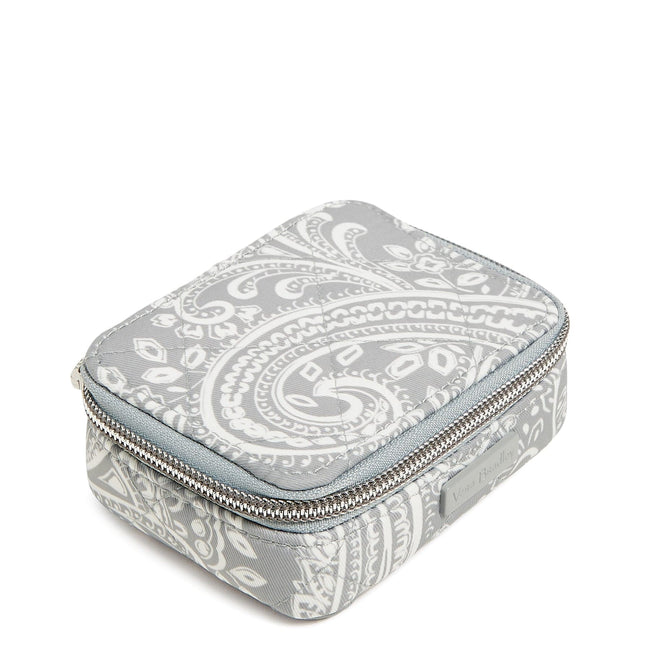 Travel Pill Case - Cloud Gray Paisley - Vera Bradley