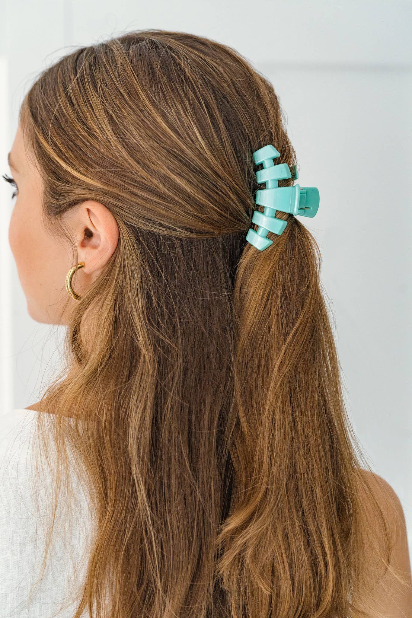 Classic Hair Clip | Small | Totally Turquoise