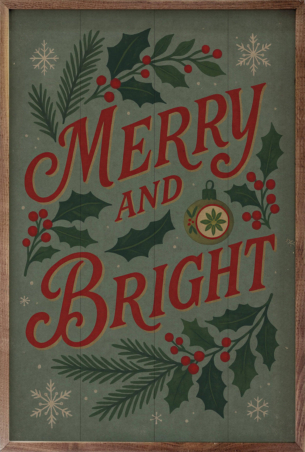Vintage Merry And Bright: 10x16