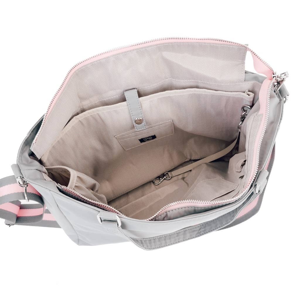Nylon Tote Bag: Cream